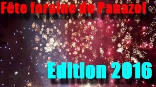 Fête Foraine  Feu dartifice de Panazol 2016 [upl. by Herates]