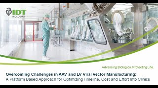 Overcoming Challenges in AAV and LV Viral Vector Manufacturing [upl. by Flagler]