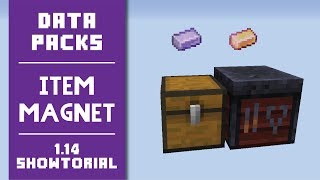 Item Magnet 20 Data Pack  ShowcaseTutorial  Minecraft 114 [upl. by Naget]