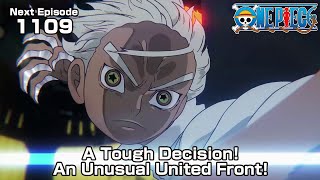 ONE PIECE episode1109 Teaser quotA Tough Decision An Unusual United Frontquot [upl. by Brufsky]