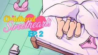 Im Stuck With My Crush For 2 Weeks  Childhood Sweethearts Ep2 [upl. by Enihpad260]