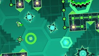 HEXAGON FORCE BUT EXTREME DEMON  Tesseract Force by Edooox EXTREME DEMON  Geometry Dash Showcase [upl. by Aroled]