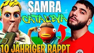 10 Jähriger RAPPT CATALEYA Samra in Fortnite [upl. by Georgiana727]