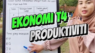 Percubaan SPM 2023 Negeri Sembilan  Ekonomi Tingkatan 4 Produktiviti [upl. by Arenat]