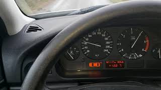 ACCELERATION 0100 BMW E39 530D 193CV FULL STOCK route humide  asc on [upl. by Ninaj]