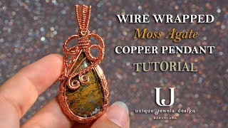 Simple beginner friendly wire wrapped marble  wire wrapping tutorial  how to wire wrap stones [upl. by Leacock]