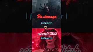 DrStrange vs Scarlet Witch drstrange scarletwitch marvel comparison viral trending new [upl. by Ojeitak674]