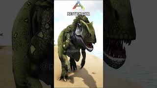 ARK ASCENDED VS ARK SURVIVAL EVOLVED MODDED DINOS 5 shorts ark sigma [upl. by Rossie]