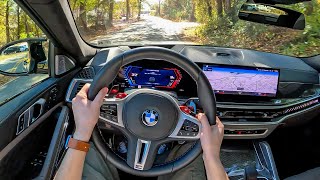 2024 BMW X6 M Competition  POV First Drive Binaural Audio [upl. by Zabrine]