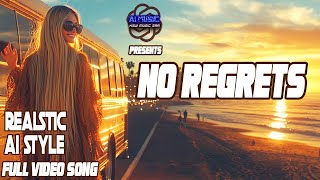 No Regrets  AI VIDEO SONGS [upl. by Divaj]