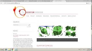 1 How to install Quantum espresso for winmostar in windows [upl. by Eetnuahs83]