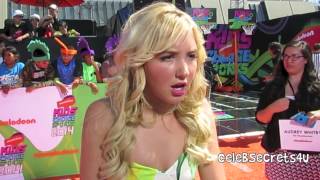 Audrey Whitby Interview 2014 Kids Choice Sports Awards [upl. by Nuhs]