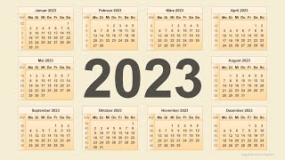 Kalender 2023 [upl. by Kevon]