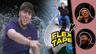 Waterproofing My Life With FLEX TAPE  JonTronShow  KATE REACTS [upl. by Abell]