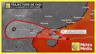 Le super typhon Yagi le plus puissant sur Terre va frapper une région très peuplée [upl. by Maitland]