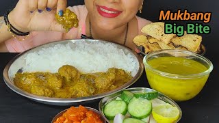 Eating Moong Dal Ke Mangode🤤Rice🍚 Gajar Ka Halwa🤤Dal Chawal😋 Papad Salad 🥗mukbang asmr foodie [upl. by Dulcinea405]