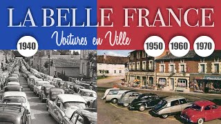 LA BELLE FRANCE  Voitures anciennes en Ville  Années 1950  1960  1970 [upl. by Akem446]