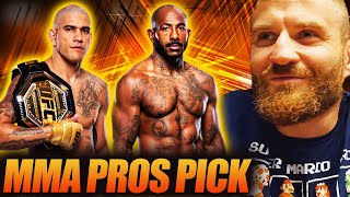 MMA Pros Pick ✅ Alex Pereira vs Khalil Rountree  Part 1 👊 UFC 307 [upl. by Clarhe]