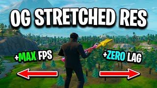 How To Get STRETCHED RESOLUTION in Fortnite OG Best Stretched Resolution [upl. by Ulick877]