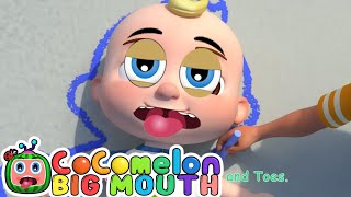 Head Shoulders Knees and Toes Song CoComelon Nursery Rhymes amp Kids Songs Cocomelon Big Mouth Version [upl. by Ennairb472]