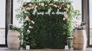 EASY DIY BACKDROP  BIRTHDAYWEDDINGEVENT QUICK HOWTO TUTORIAL [upl. by Colville]