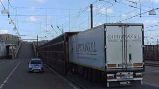 CHANNEL TUNNEL boarding Folkestone to Calaiswmv [upl. by Meilen]