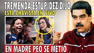 Así ESTA CHAVISTA recibió arrolladora GOLPIZA por decir que el CENTRO CARTER MINTIO [upl. by Yecniuq]