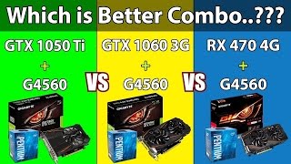 RX 470 vs GTX 1060 3G vs GTX 1050 Ti  Pentium G4560  DX11 and DX12 Comparison [upl. by Yalahs223]