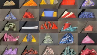 25 Pocket Square Folds [upl. by Joellyn]