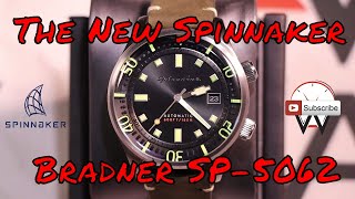 Spinnaker Bradner SP5062 Dive Watch Review from Spinnaker Watches [upl. by Llednek]