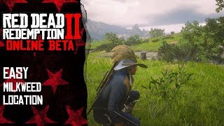 Easy milkweed location  Red Dead Redemption 2 Online [upl. by Melantha]