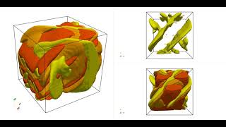 3D phase field simulation of martensitic transformations [upl. by Bettina]