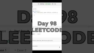 Day 98 LeetCode Problem 2373  Swift daily challenge Swiftui coding FAANG [upl. by Nunes]