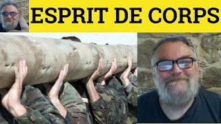 🔵 Esprit de Corps Meaning  Esprit de Corps Examples  French in English How to Say Esprit de Corps [upl. by Cormack]