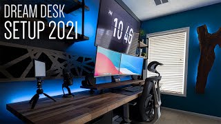 Ultimate Dream Desk Setup Build  8ft Desk  IKEA  Custom [upl. by Assenay]