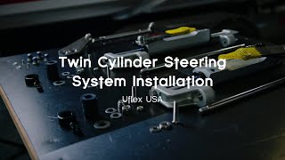 Uflex Steering Twin Cylinder System Installation [upl. by Rivy]