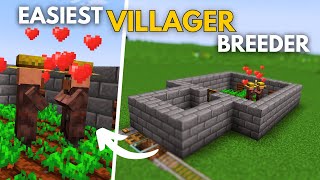 The EASIEST Infinite Villager Breeder In Minecraft 120 [upl. by Riva357]