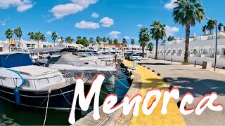 Cala’n Bosch marina Menorca Balearic islands Spain 🇪🇸🇪🇸  walking tour timewarp and aerial view [upl. by Lourdes3]