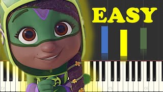 How To Play Action Pack Theme Song On Piano EASY [upl. by Anelle702]