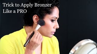 How To Apply Bronzer Properly  Tutorial by Pallavi Symons  Makeup Basics  Glamrs [upl. by Anahcra575]