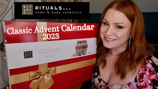 RITUALS CLASSIC BEAUTY ADVENT CALENDAR 2023 UNBOXING  £8790 [upl. by Shaine866]