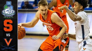 Syracuse vs Virginia 2021 ACC Mens Basketball Tournament Highlights 2021 [upl. by Brandie119]