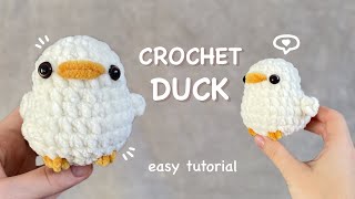 Beginner tutorial How to Crochet amigurumi DUCK [upl. by Conant33]