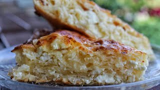 Η πιο τραγανή και εύκολη τυρόπιτα  The best greek  feta pie [upl. by Notsla70]