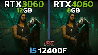 RTX 3060 vs RTX 4060  i5 12400F  Tested in 17 games [upl. by Ainolopa]