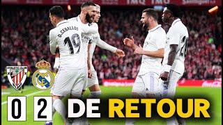 🇪🇸 LE REAL EST DE RETOUR  BENZEMA BUTEUR BILBAO 02 REAL MADRID [upl. by Suraved631]