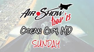 OC Air Show in Ocean City  Air Force Thunderbirds F35 Lighting II Navy F18 Super Hornet more [upl. by Edrea541]