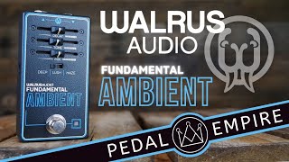 Walrus Audio Fundamental AMBIENT  Pedal Empire [upl. by Ahsaf]