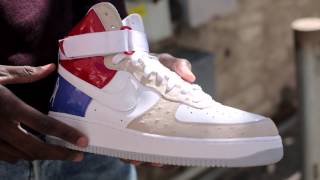 Nike Air Force 1 High quotSheedquot Live Look [upl. by Sanburn]