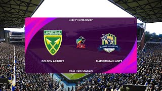 Lamontville Golden Arrows vs Marumo Gallants 21092024 DStv Premiership PES 2021 [upl. by Jayson815]